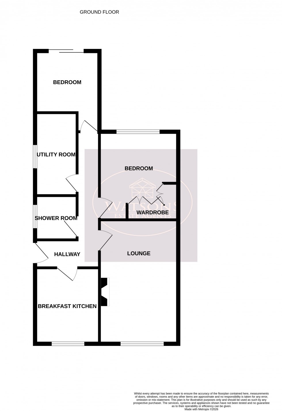 Floorplan for Selston, Nottingham