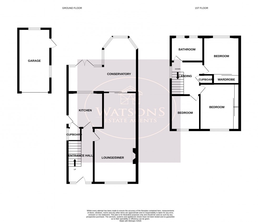 Floorplan for Hucknall, Nottingham