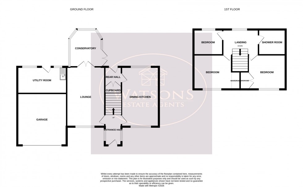 Floorplan for Kimberley, Nottingham