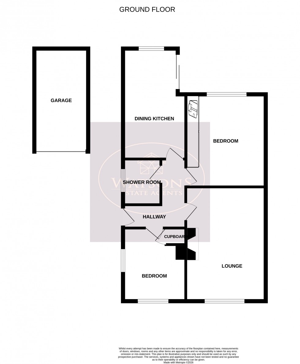 Floorplan for Underwood, Nottingham