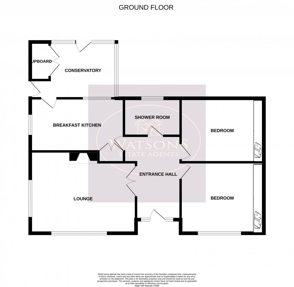 Floorplan for Selston, Nottingham