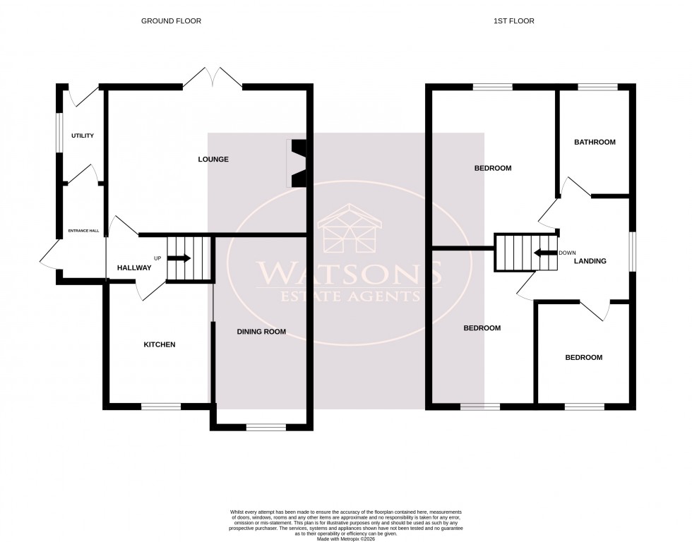 Floorplan for Newthorpe, Nottingham