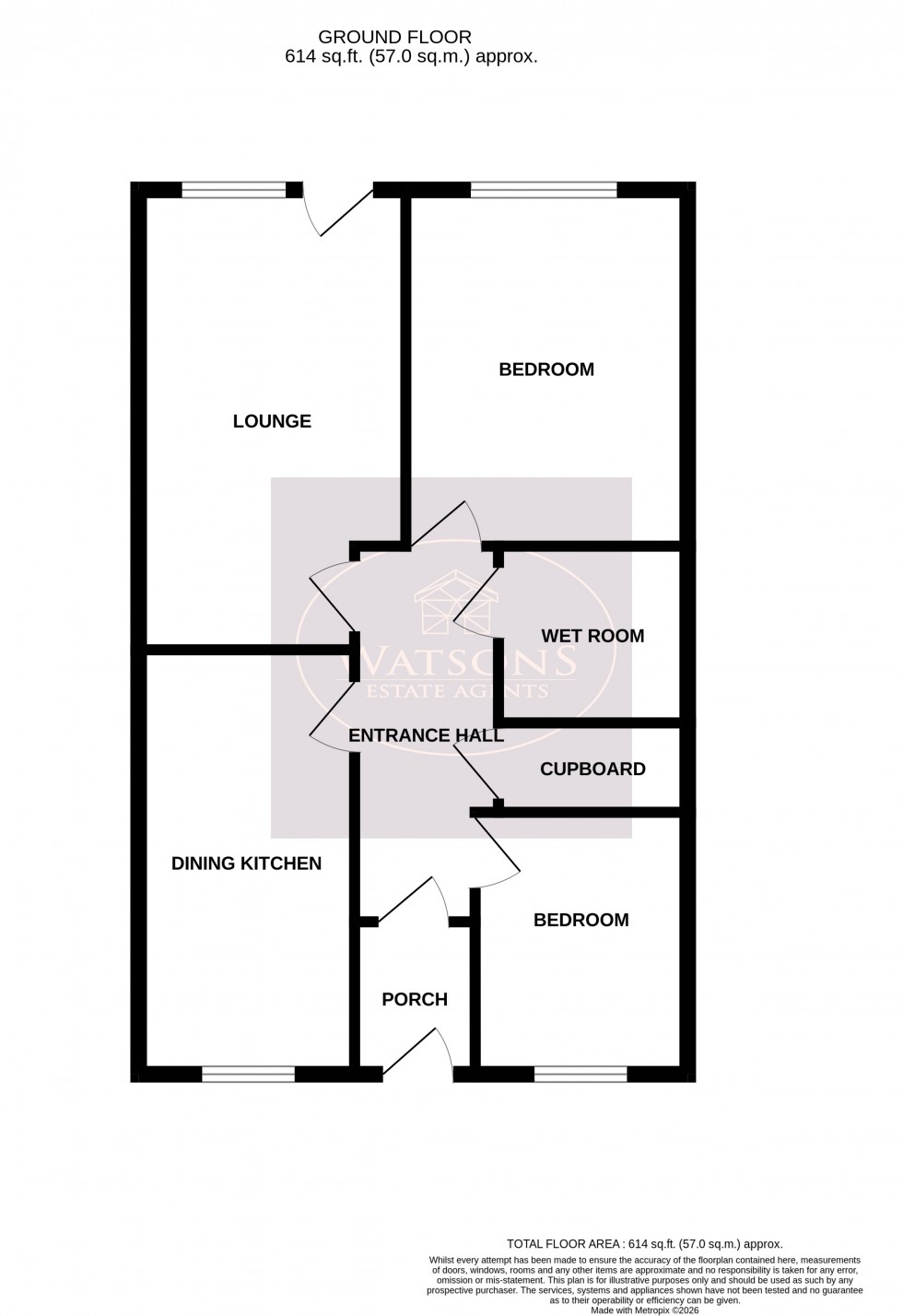 Floorplan for Meldreth Road, Nottingham
