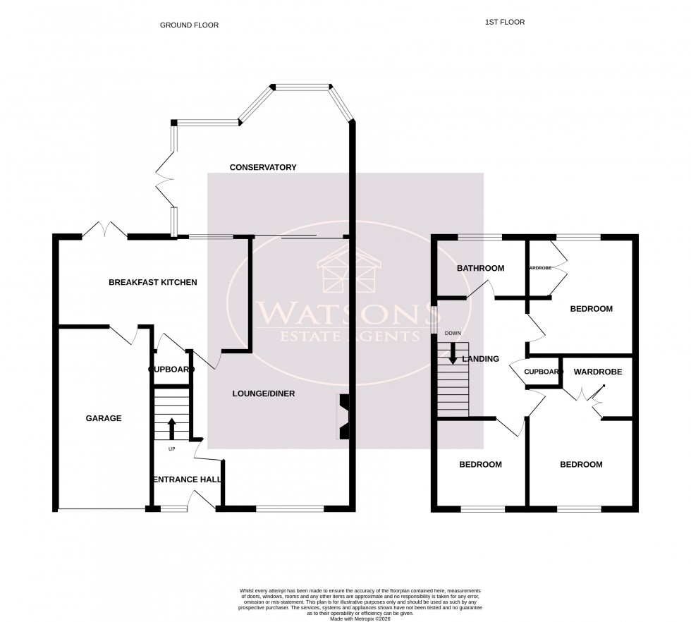 Floorplan for Hucknall, Nottingham