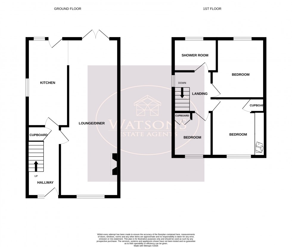 Floorplan for Newthorpe, Nottingham