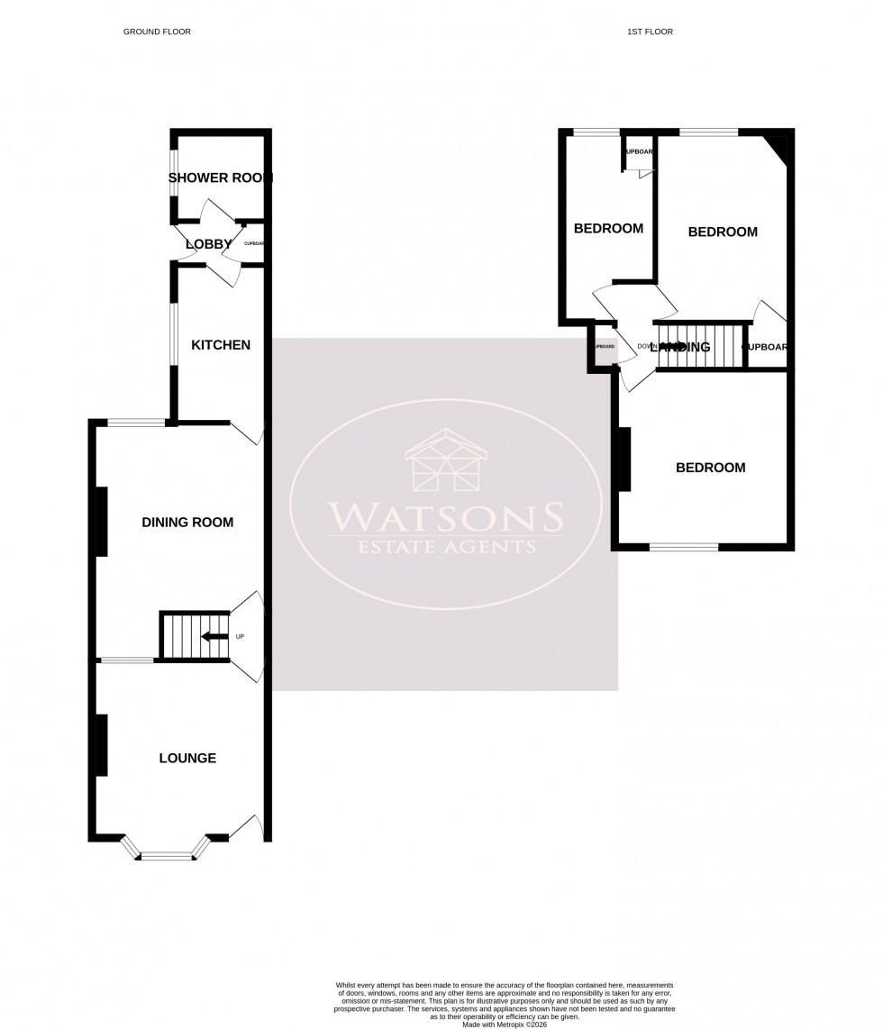 Floorplan for Eastwood, Nottingham