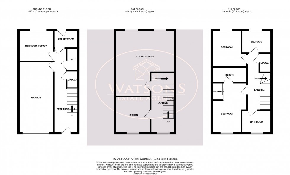 Floorplan for Watnall, Nottingham