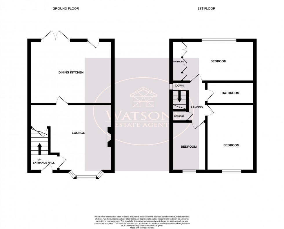 Floorplan for Eastwood, Nottingham