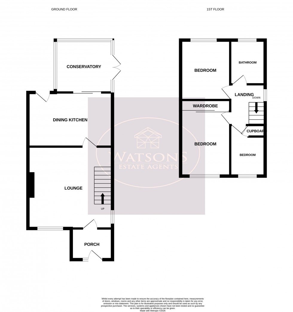 Floorplan for Armstrong Road, Nottingham