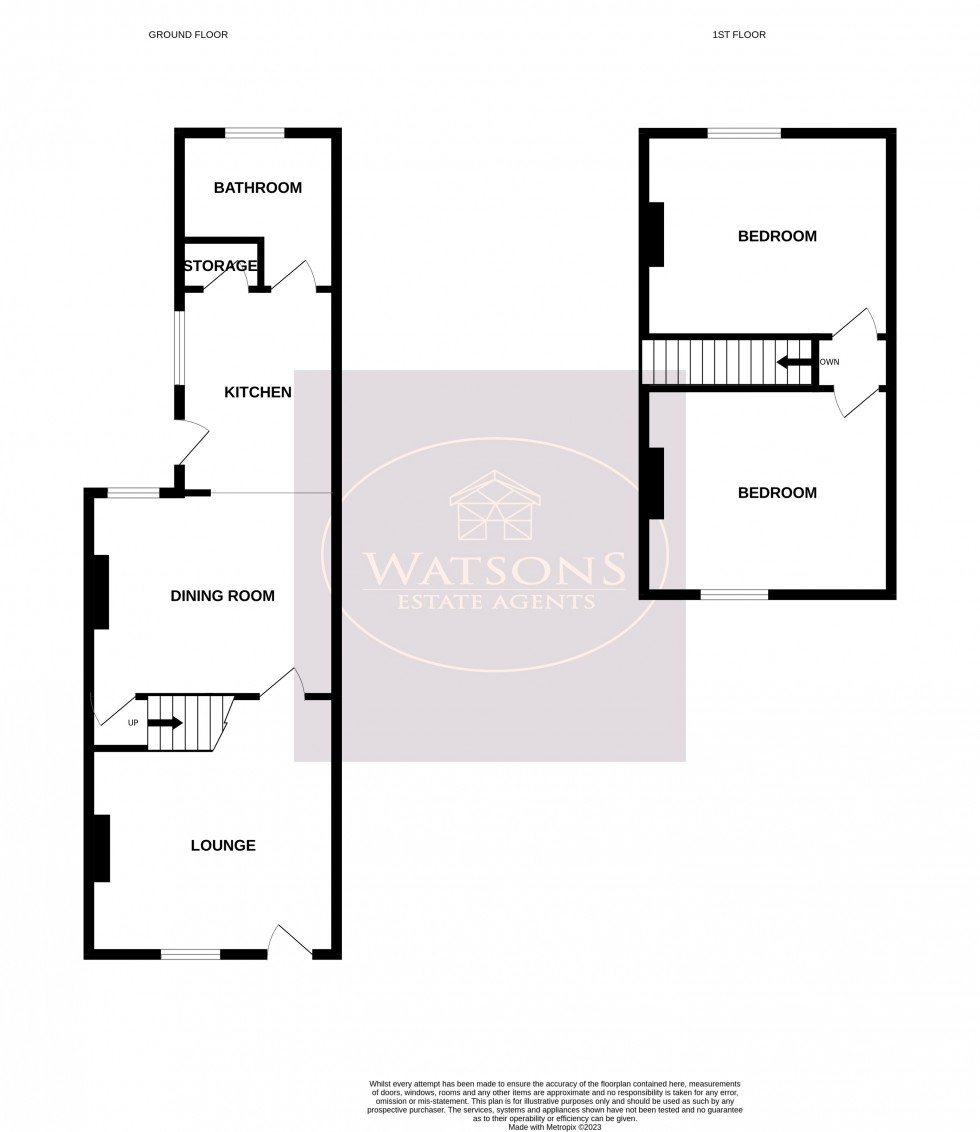 Floorplan for Awsworth, Nottingham