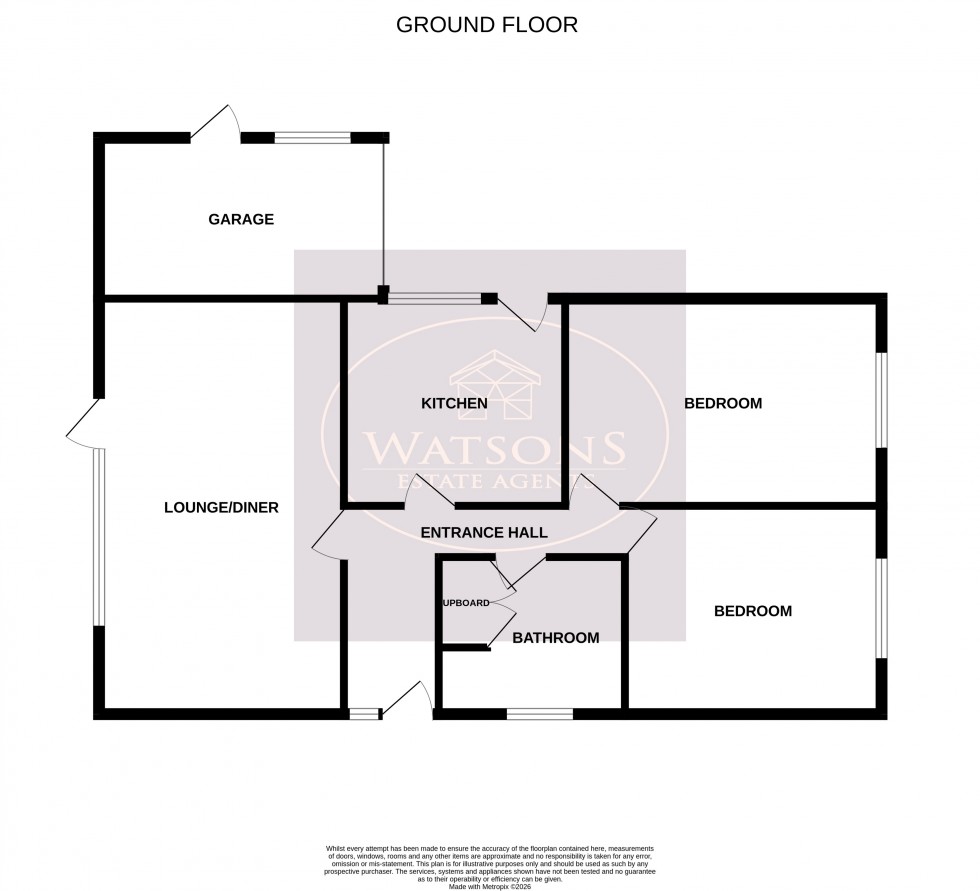 Floorplan for Nuthall, Nottingham