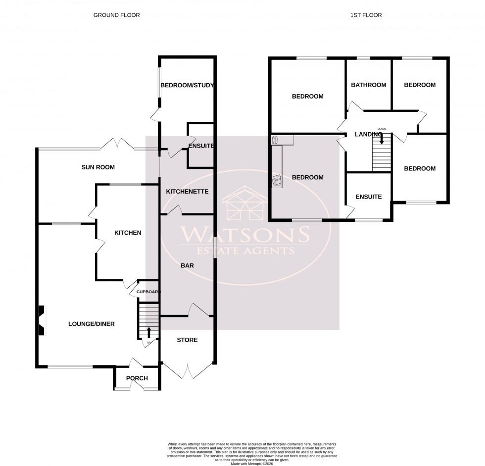 Floorplan for Awsworth, Nottingham