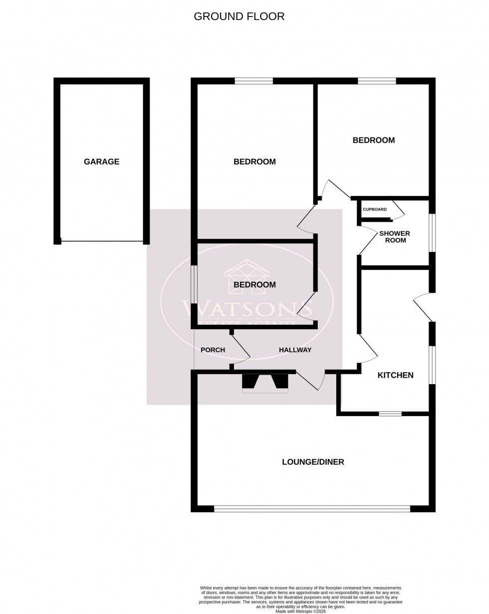 Floorplan for Newthorpe, Nottingham