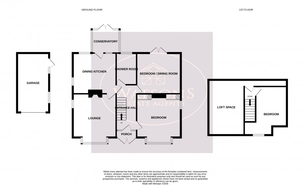 Floorplan for Kimberley, Nottingham
