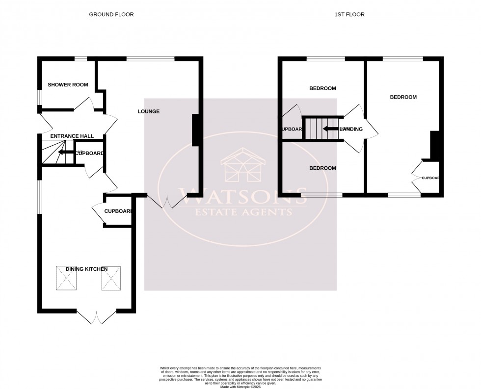 Floorplan for Woodfield Road, Nottingham