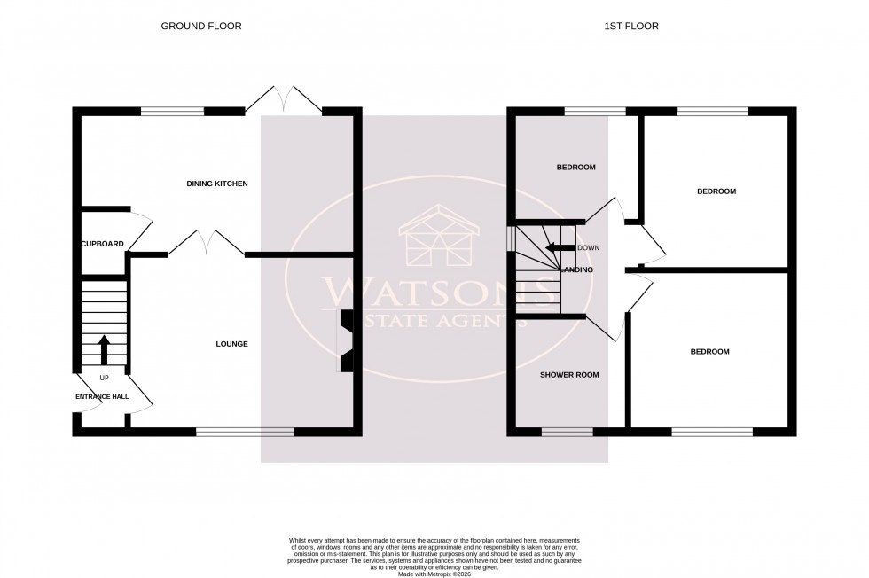 Floorplan for Western Boulevard, Nottingham
