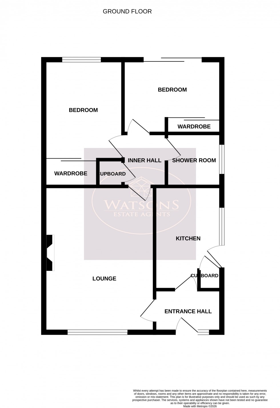 Floorplan for Kimberley, Nottingham