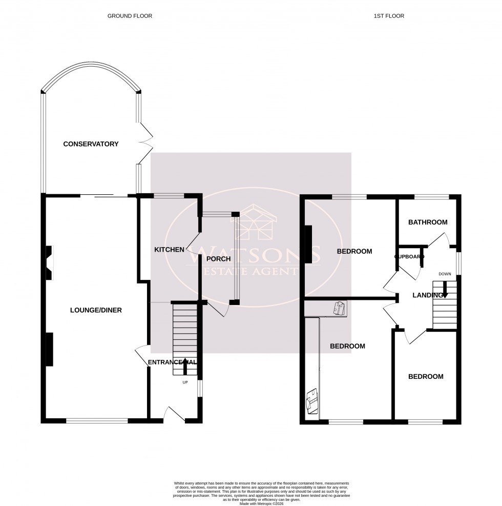 Floorplan for Hucknall, Nottingham