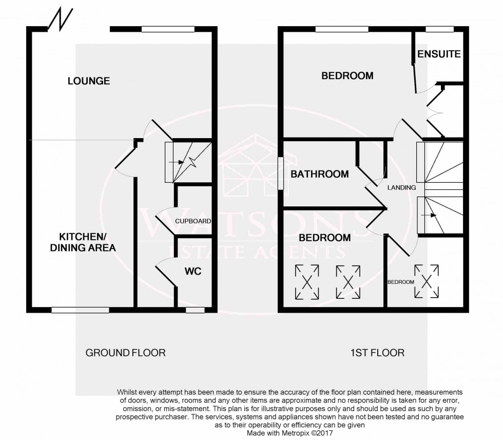 Floorplan for Kimberley, Nottingham