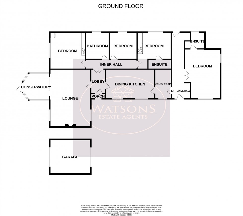 Floorplan for Kimberley, Nottingham