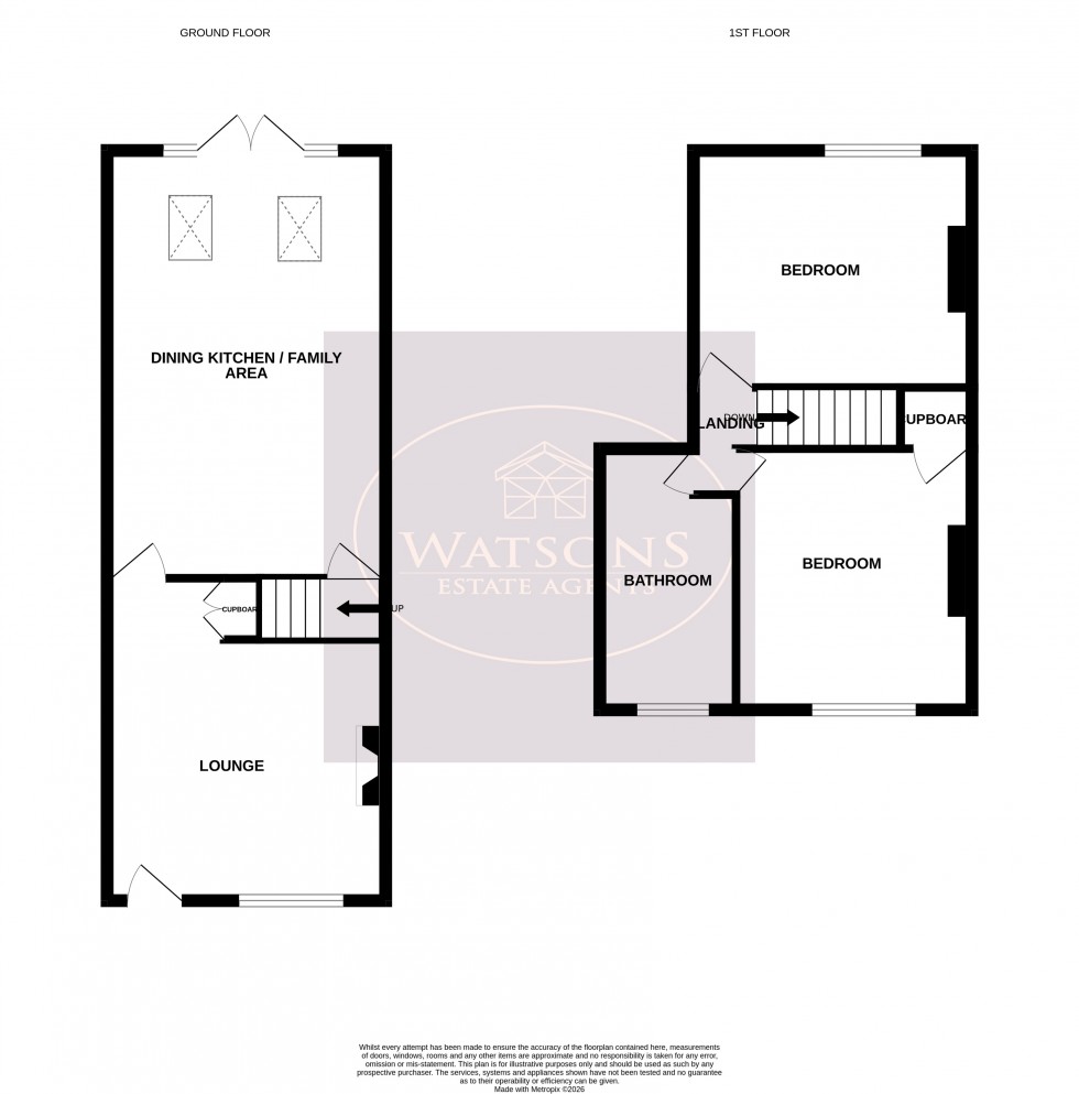 Floorplan for Kimberley, Nottingham