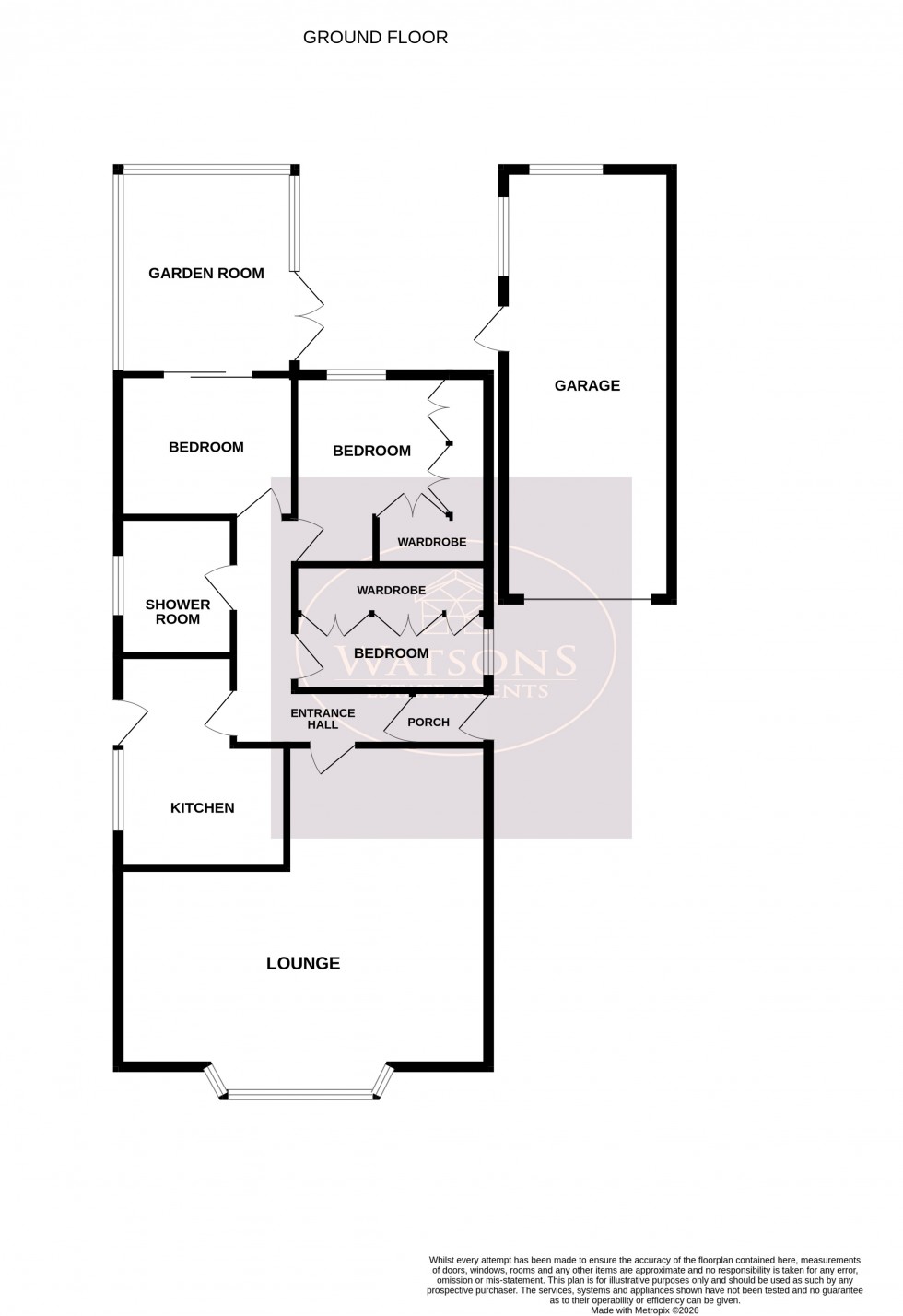 Floorplan for Newthorpe, Nottingham