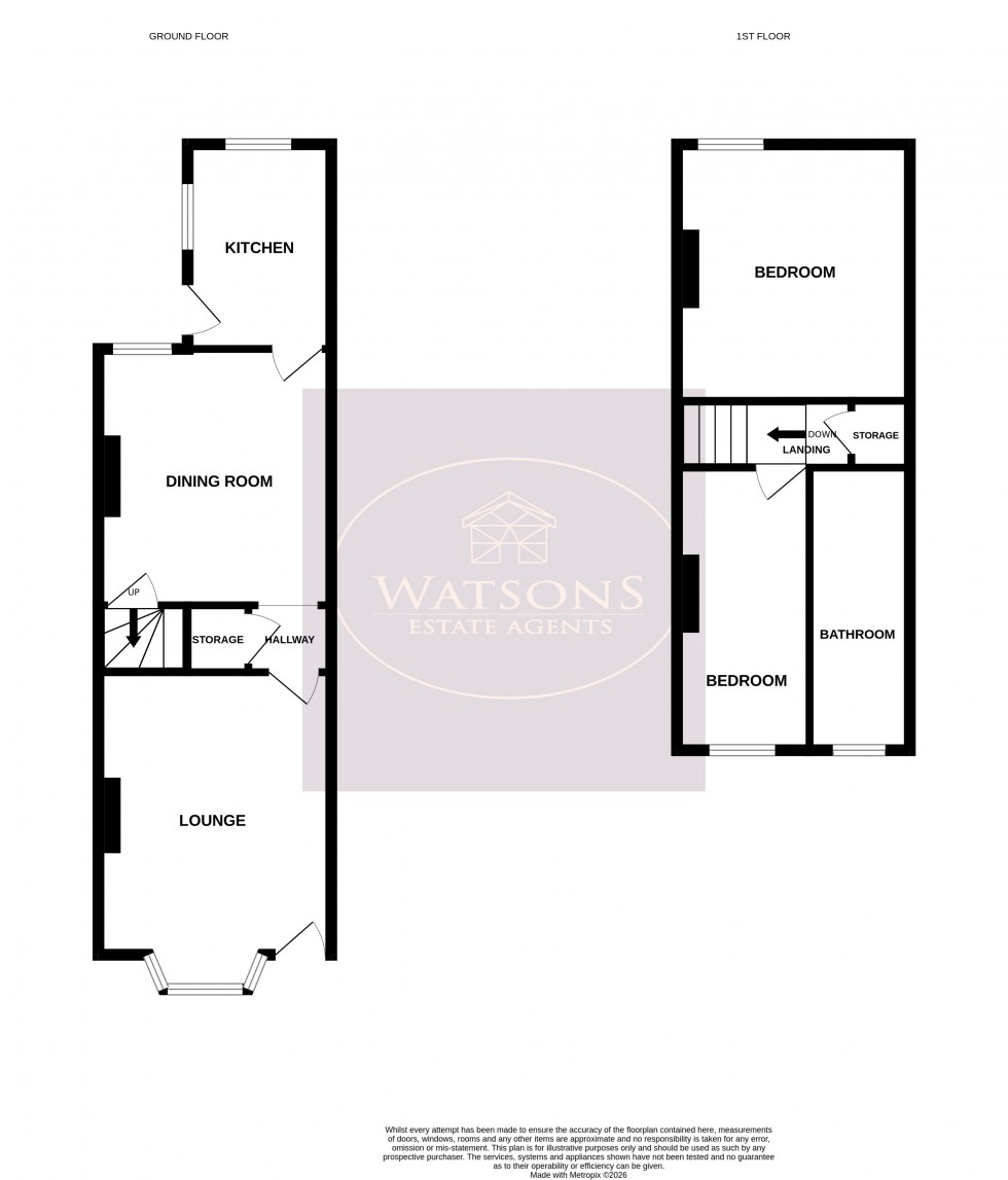 Floorplan for Eastwood, Nottingham