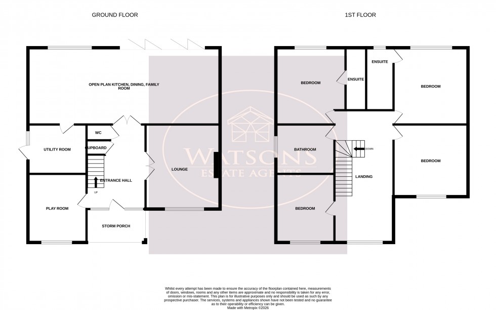 Floorplan for Wollaton Vale, Nottingham