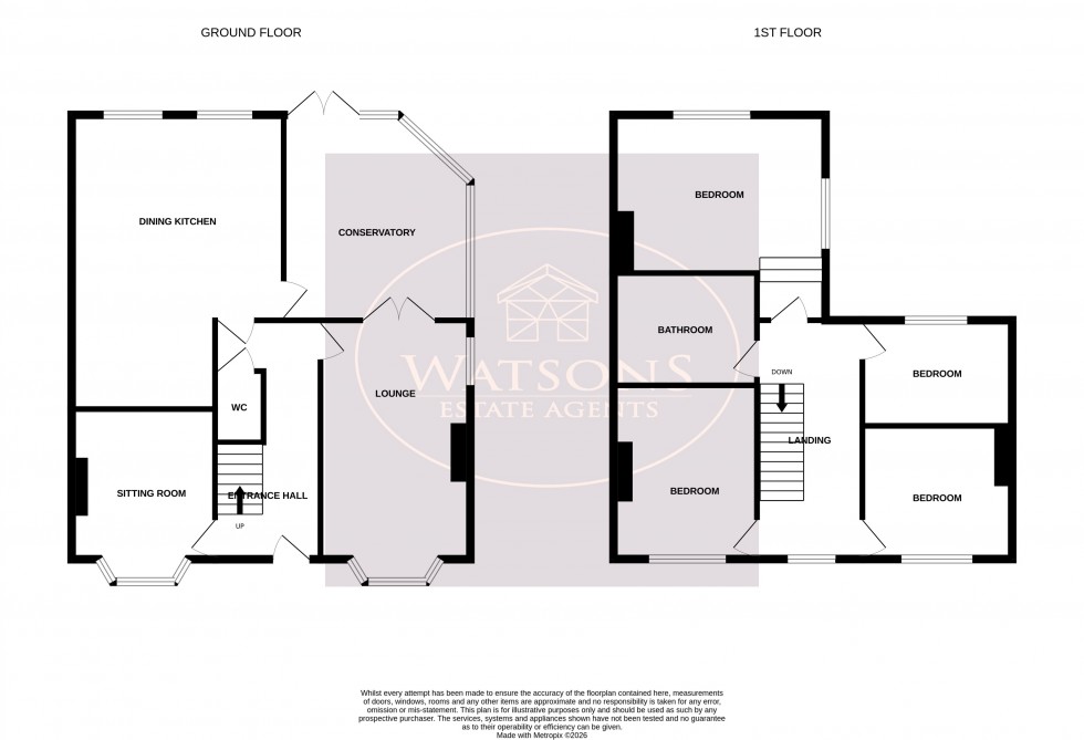 Floorplan for Eastwood, Nottingham